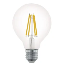 Eglo E27 Filament LED 6W 2700K 80 mm dimbar- Klar