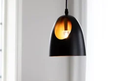 Elda takpendel 16 cm - Svart/Kobber
