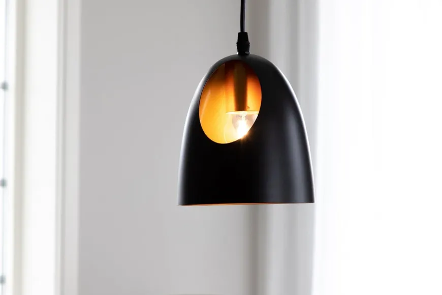 Elda takpendel 16 cm - Svart/Kobber