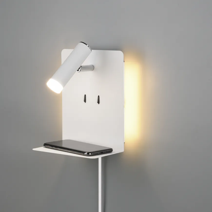 Element vegglampe - Hvit