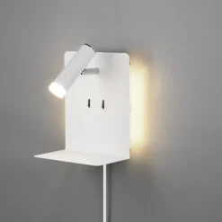 Element vegglampe - Hvit