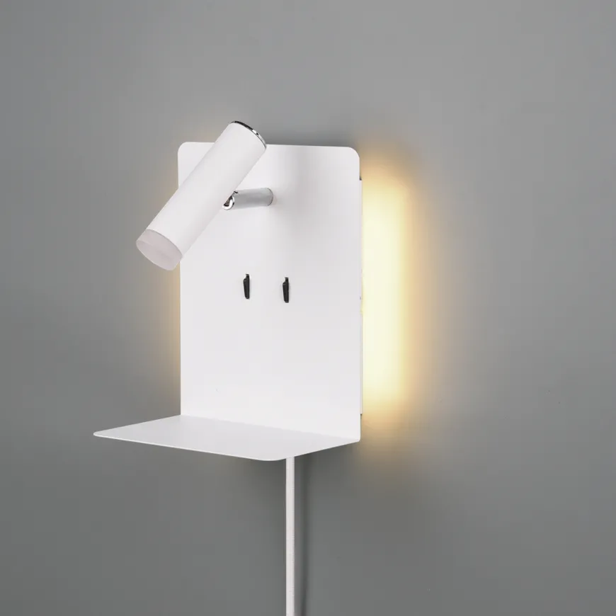 Element vegglampe - Hvit
