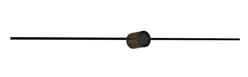 Eros 600 vegglampe IP44 dimbar Inwards - Svart