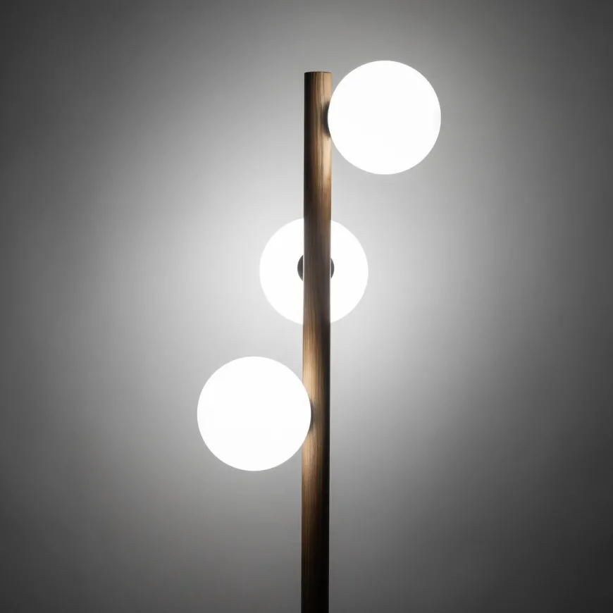 Estera wood gulvlampe 3-lys