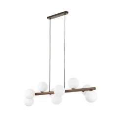 Estera wood takpendel 9-lys