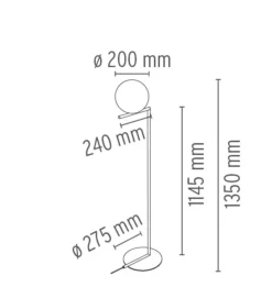 Flos IC F1 gulvlampe