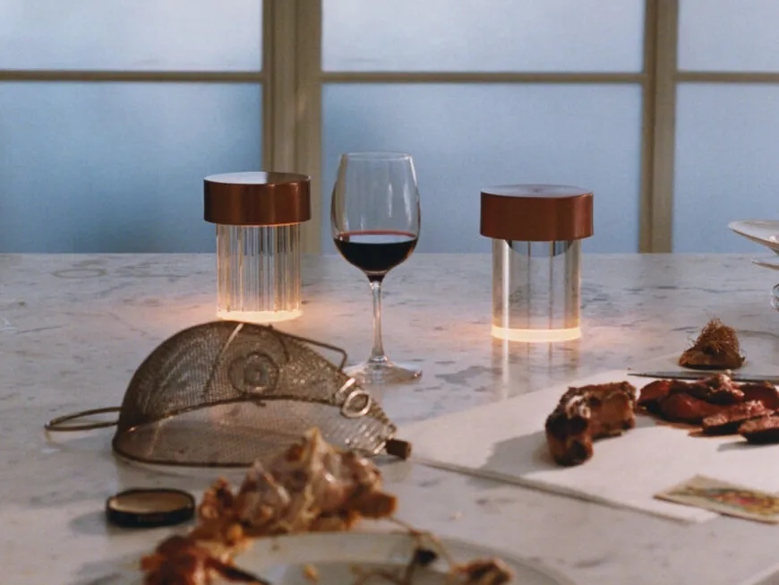 Flos Last Order Riflet oppladbar bordlampe