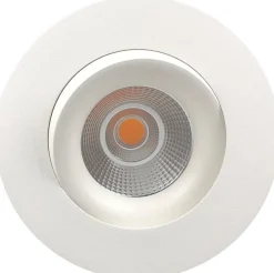 Georgia 360 lavtbyggende downlight 7W 3000K RA97 Dimbar IP44 - Hvit