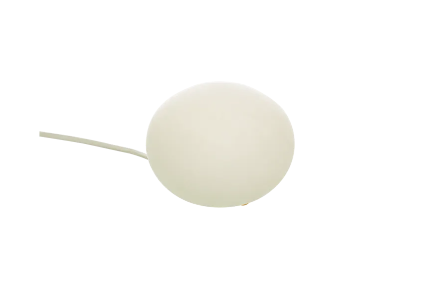Globus bordlampe 13 cm - Hvit
