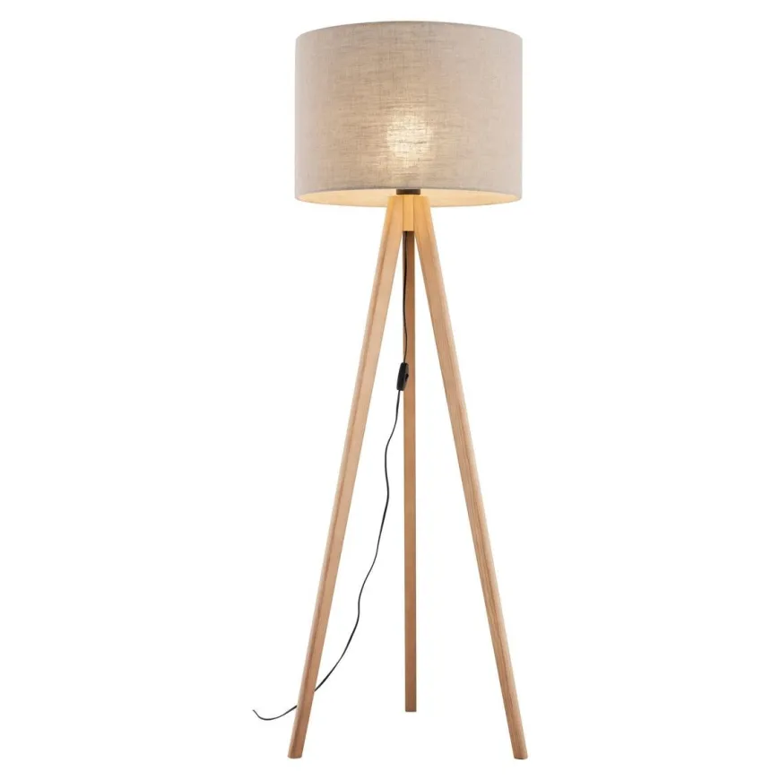 Grand gulvlampe - Furu