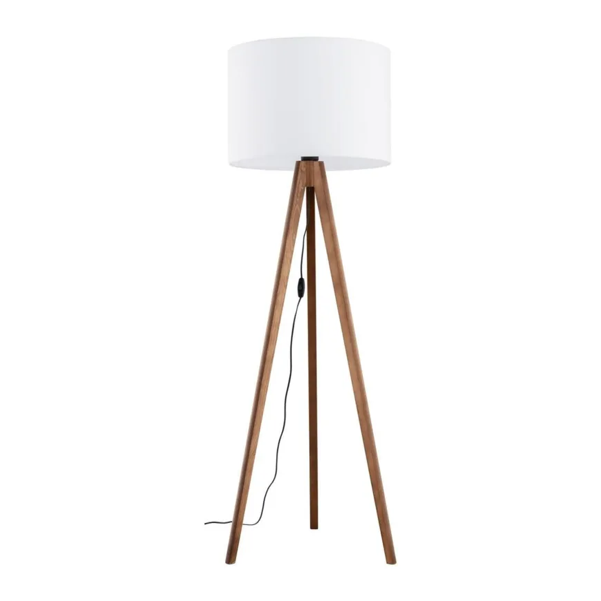 Grand gulvlampe - Valnøtt