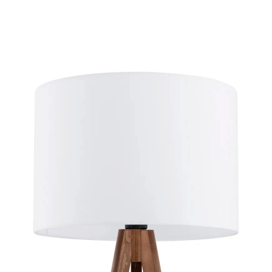 Grand gulvlampe - Valnøtt