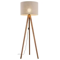 Grand gulvlampe - Valnøtt