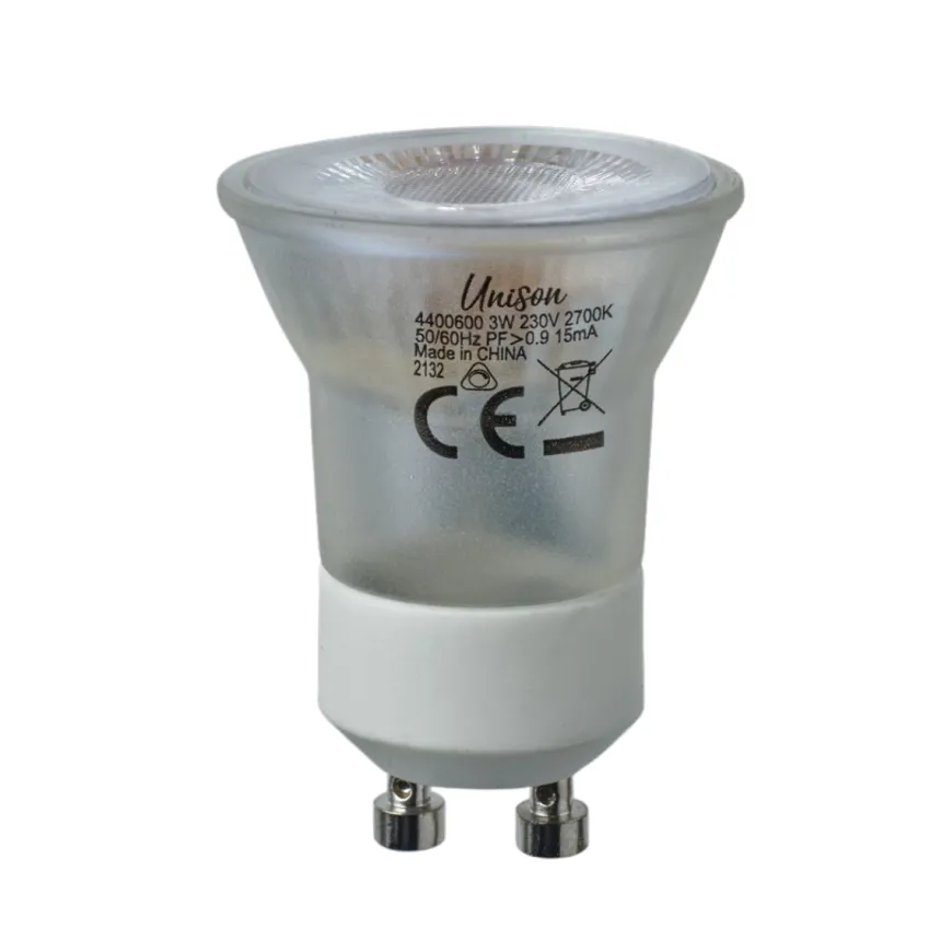 GU10 Mini 3W LED Dimbar 2700K