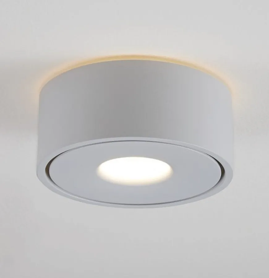 Halo 105 utenpåliggende downlight 8,9W Dimbar - Hvit