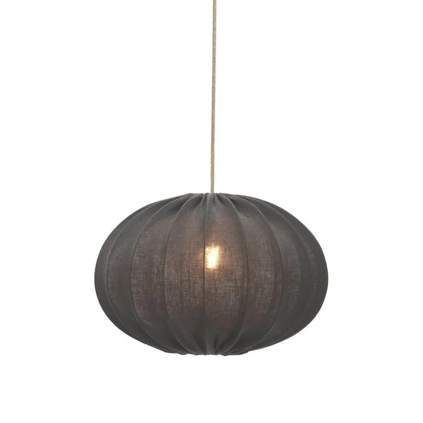 Hilma lampeskjerm 50 cm - Svart