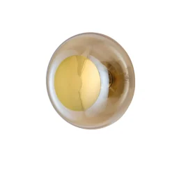 Horizon taklampe/vegglampe S Golden Smoke/gull