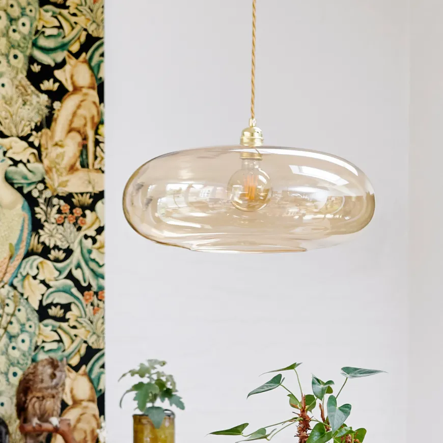 Horizon takpendel 45 cm Golden Smoke/gull