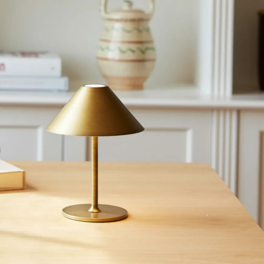 Hygge bordlampe 15 oppladbar - Antikk