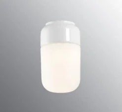 Ifø Ohm 100/170 tak/vegg 8W led dimbar IP44 - Hvit/Opal glass