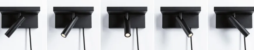 Jerik vegglampe 2,4W 3000 Kelvin med USB - 3 step dim
