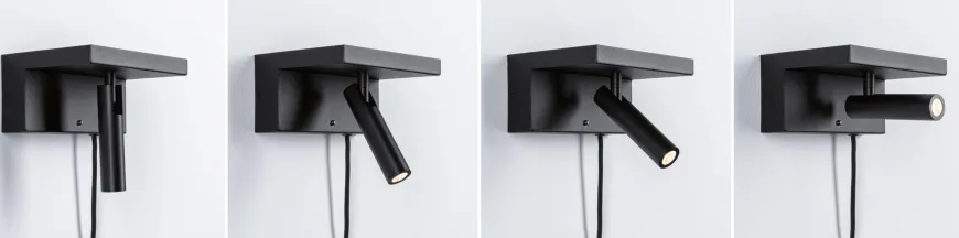 Jerik vegglampe 2,4W 3000 Kelvin med USB - 3 step dim