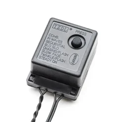 Juletrelys 8,5m - Cluster 1152 multifunksjon Led IP44 - Amber