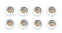 Junistar Bio 8 pack 5W LED 3000K RA90 Isosafe IP44