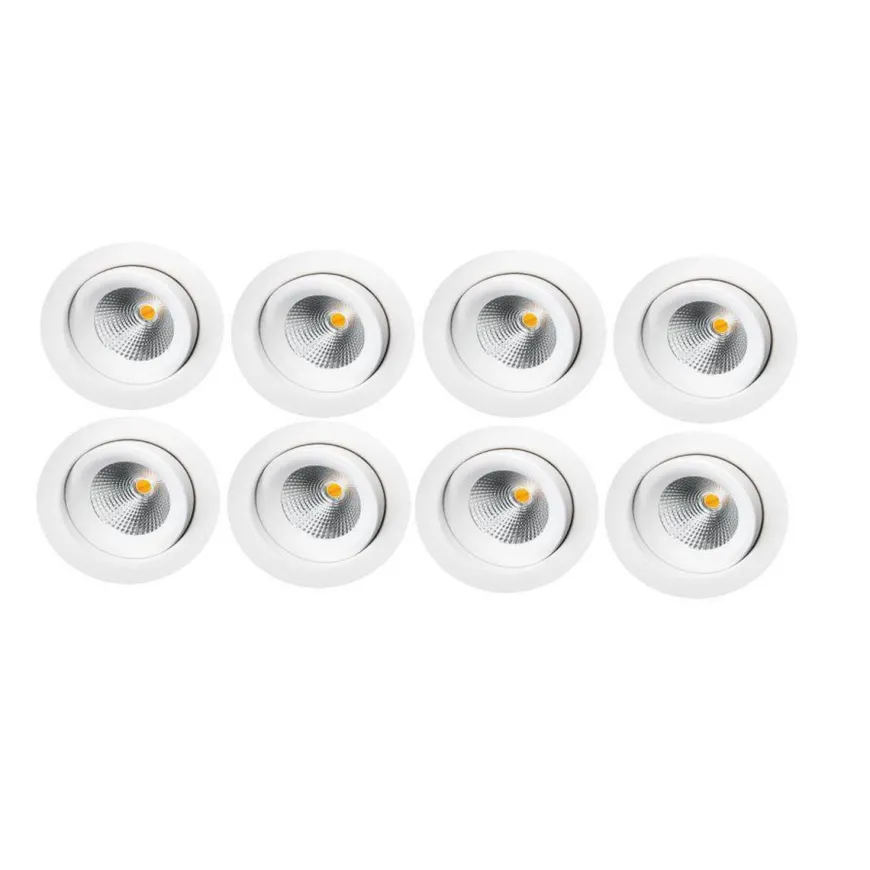 Junistar Eco IsoSafe 8 pack 6W LED 2000-2800K dimtowarm