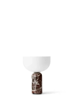 Kizu Portable bordlampe - Brun Marmor