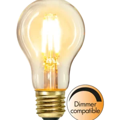 Klar Glob LED Filament 2100K 60mm - 4W - dimbar