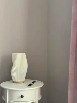 Korall bordlampe
