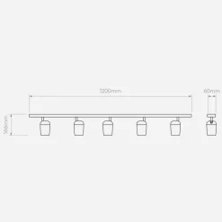 Koto five bar spot 120 cm