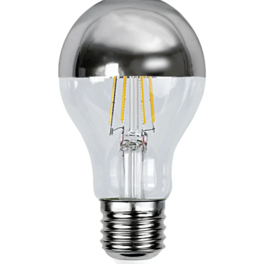 Krom topp filament E27 LED 4W 2700K 60mm - Klar