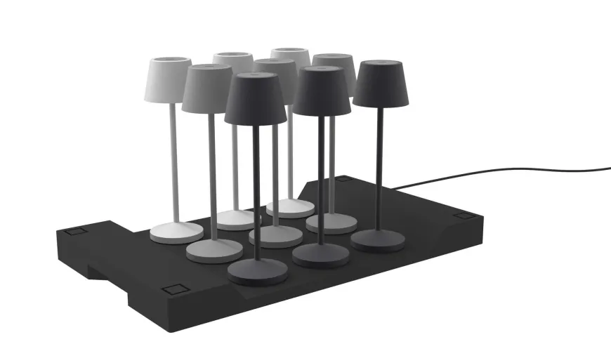 Ladeplate for 9 lamper til Iris mini oppladbar bordlampe