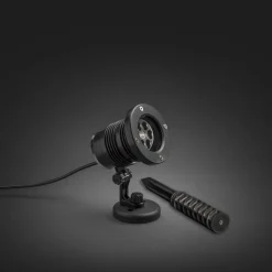 Laserlampe fargede julemotiv IP44 utendørs
