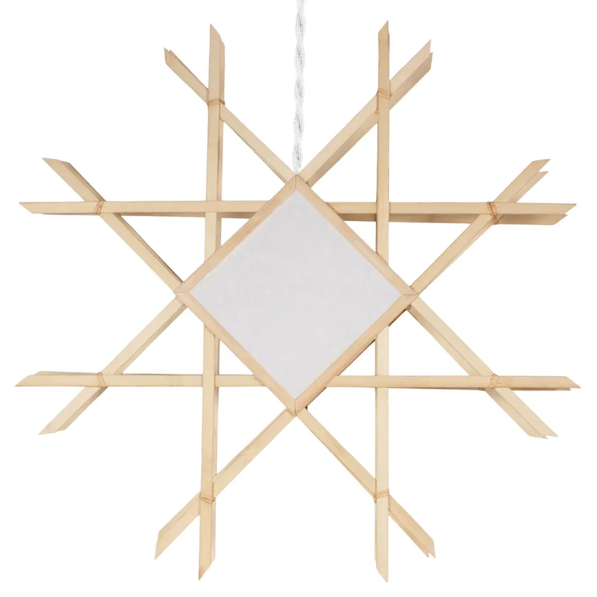 Lea adventsstjerne 70 cm - Natur