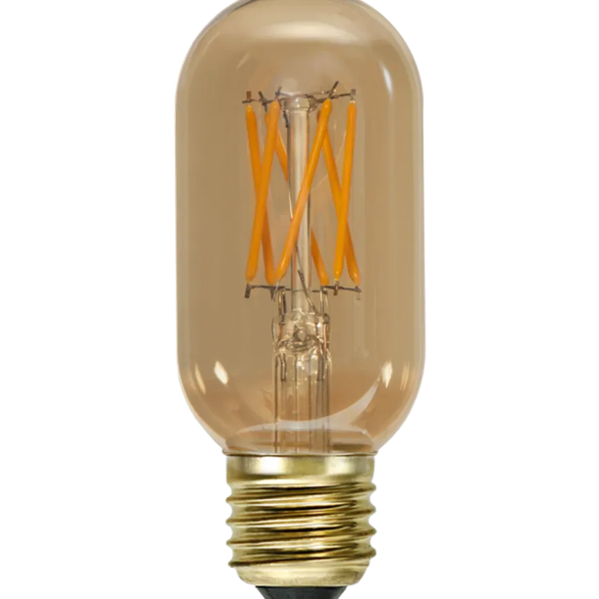 LED-pære 3,7W dimbar, Vintage Gold 45mm E27