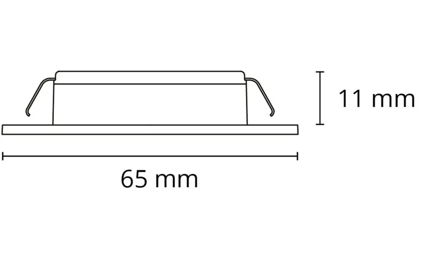 LEDstar Slim CV 24V Hvit 4,5W LED 2700K IP65