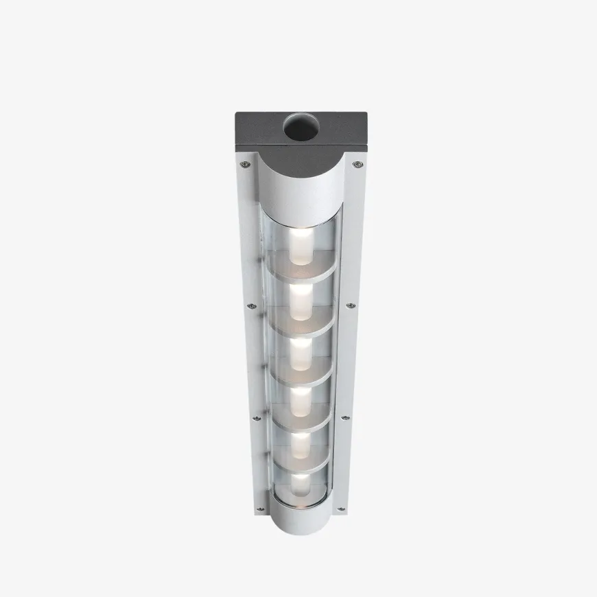Louis Poulsen AL 600 utendørs vegg/taklampe 35 - Aluminium - Aluminium