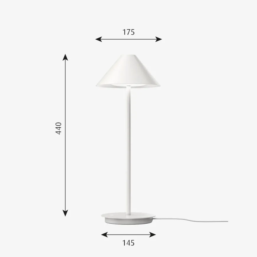 Louis Poulsen Keglen bordlampe
