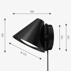 Louis Poulsen Keglen vegglampe