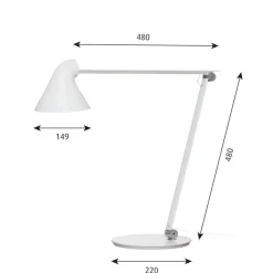 Louis Poulsen NJP bordlampe