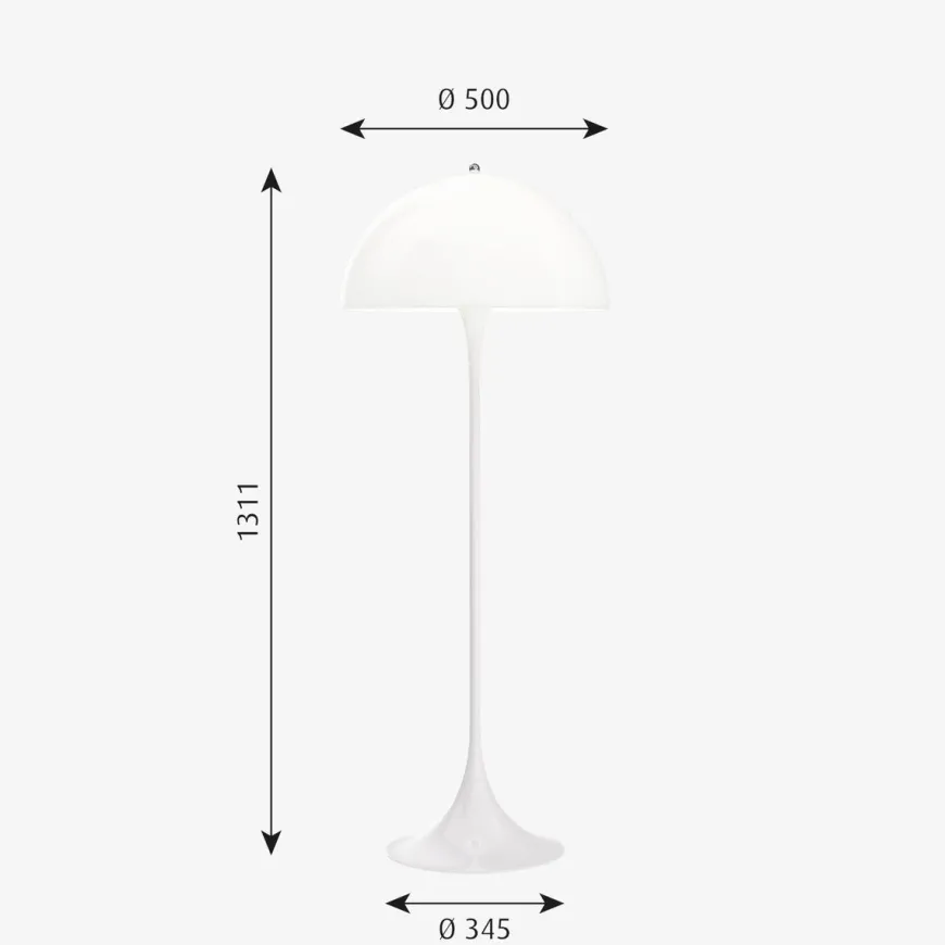 Louis Poulsen Panthella gulvlampe