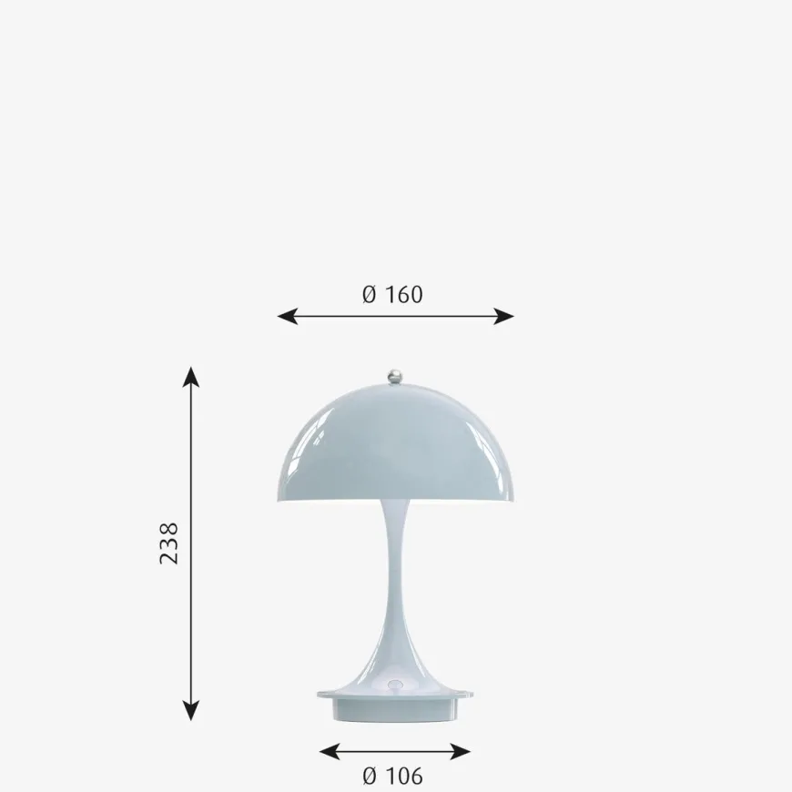 Louis Poulsen Panthella 160 portabel bordlampe