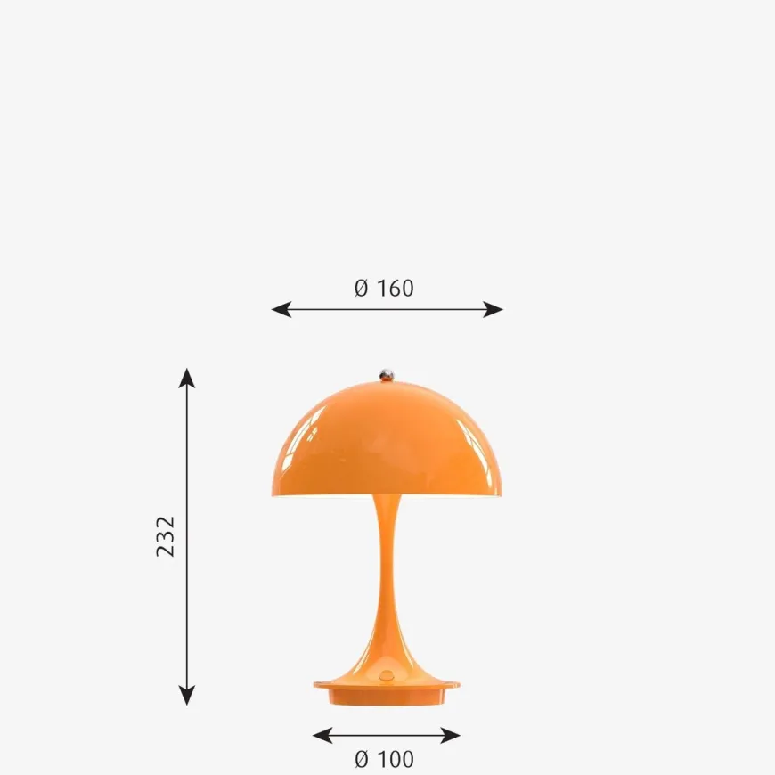 Louis Poulsen Panthella 160 portabel bordlampe