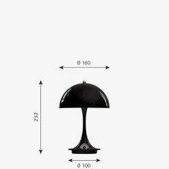 Louis Poulsen Panthella 160 portabel bordlampe