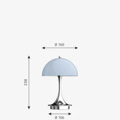 Louis Poulsen Panthella 160 portabel bordlampe