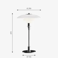 Louis Poulsen PH 3/2 bordlampe