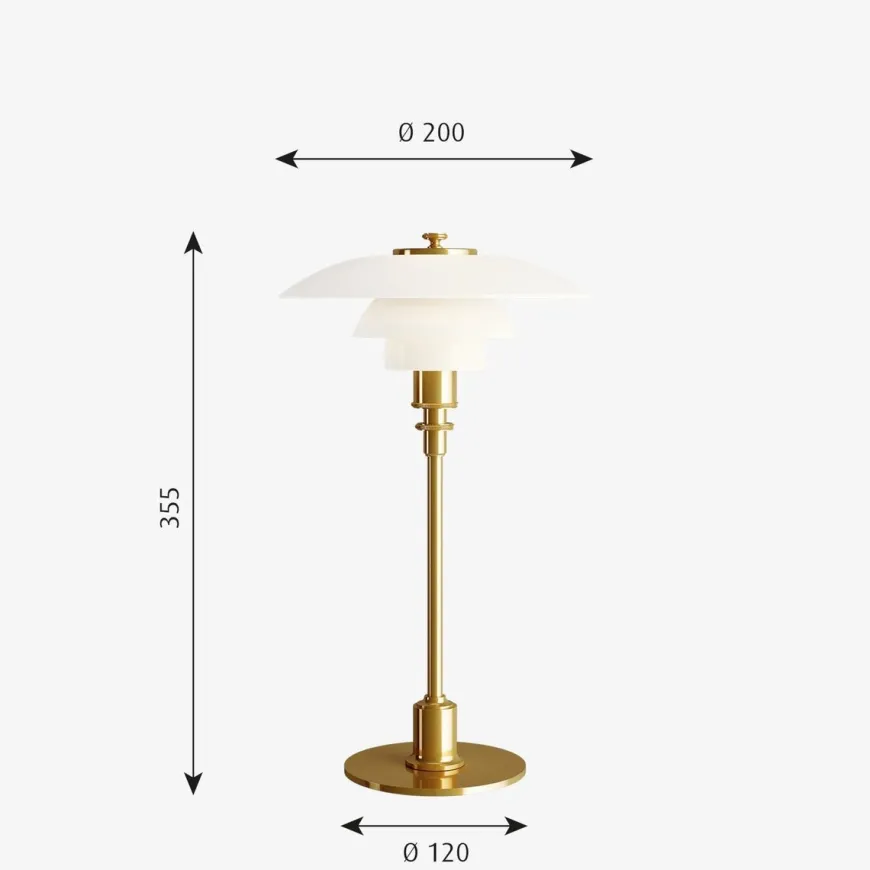 Louis Poulsen PH 2/1 bordlampe